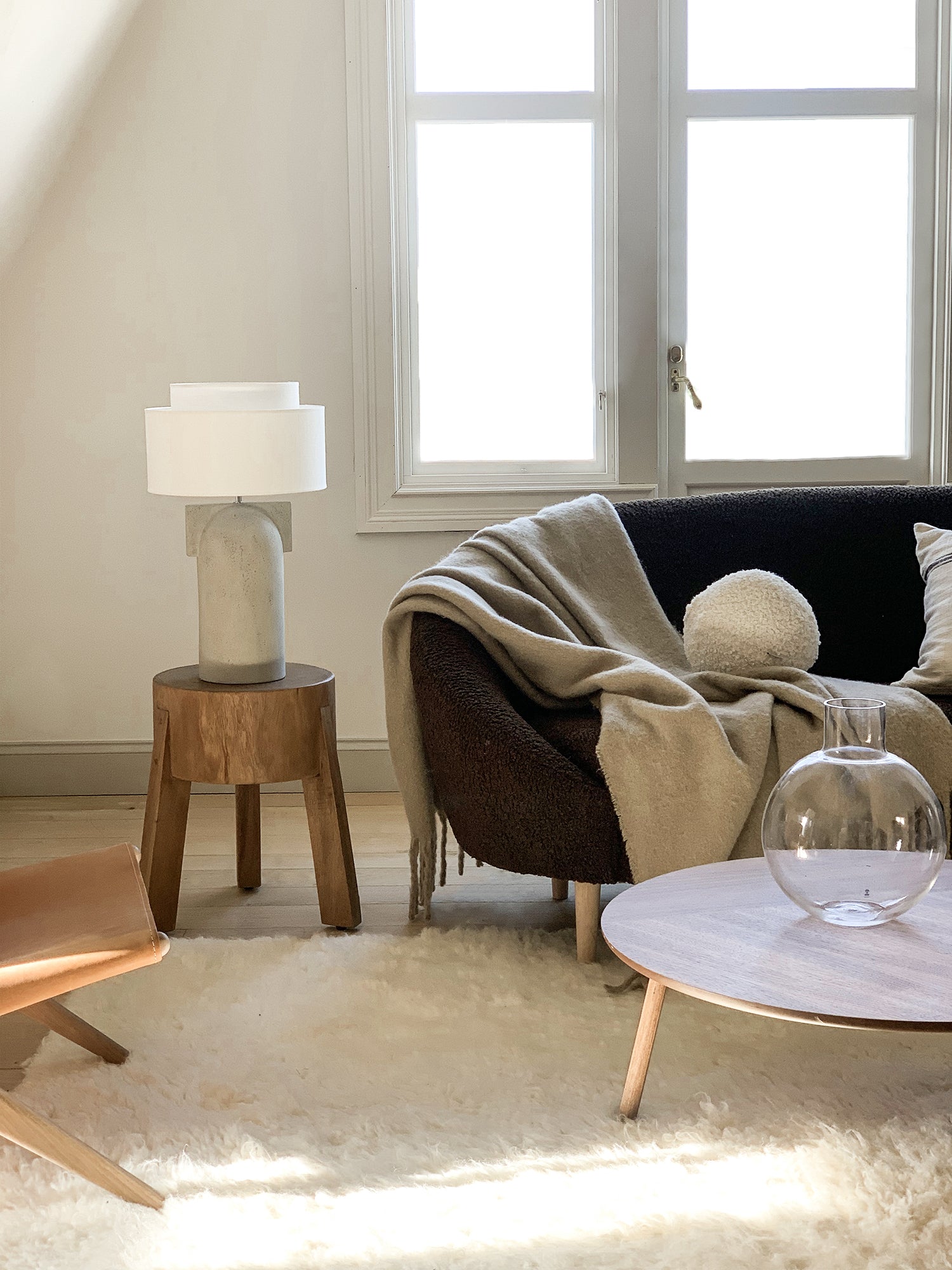 Figoll Table lamp Beige
