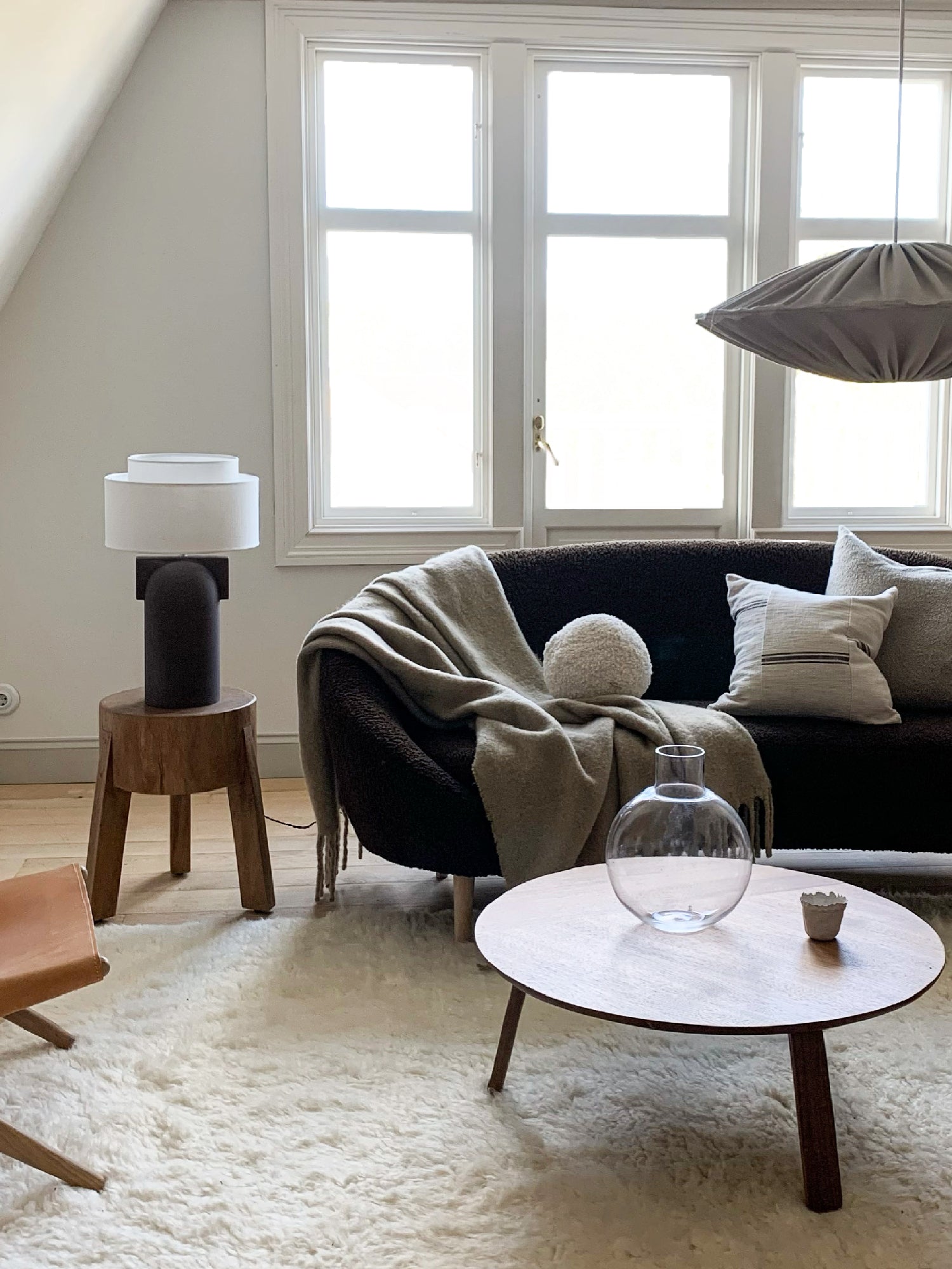 Figoll Bordslampa Brun