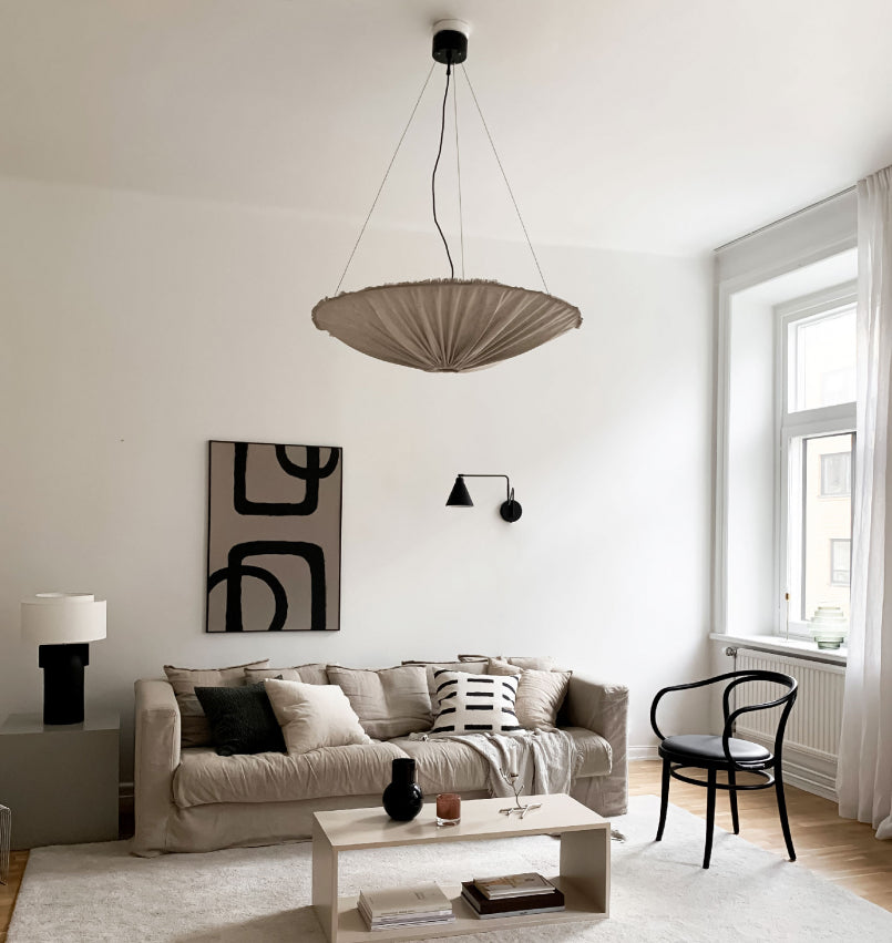 Bonetto Taklampa Beige